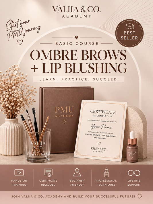 Basic PMU Course "Ombre Brows + Lipblush"