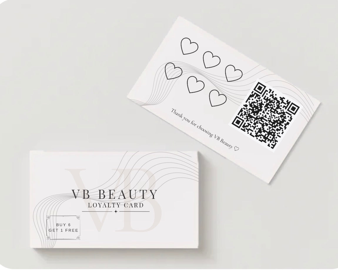 Beauty Business Card Bundle for Canva | Editable Business Card, Loyalty Card, Referral Card & Gift Card Templates