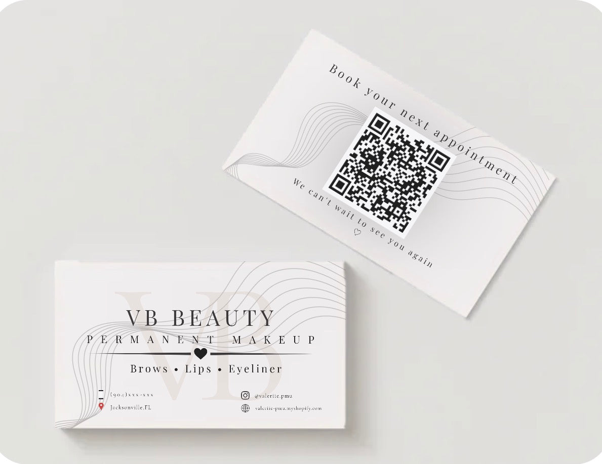 Beauty Business Card Bundle for Canva | Editable Business Card, Loyalty Card, Referral Card & Gift Card Templates